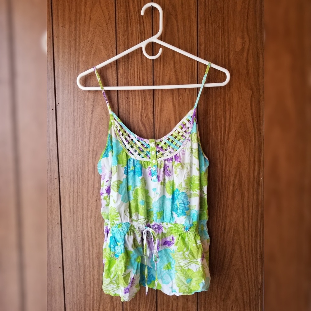 Aeropostale Floral Tank Top